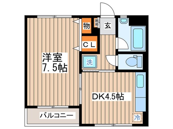 長刀丁アネックスの物件間取画像